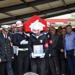 Emekli Başçavuş askeri törenle toprağa verildi