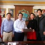 Belediye Başkanı Yazgı'nın Çinli misafirleri