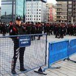 Taksim'de geniş güvenlik önlemi