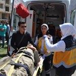 Gaziantep'te elektrikli bisikletin çarptığı kişi yaralandı