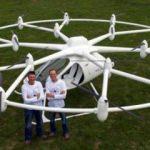 İnsan taşıyan Drone: Volocopter