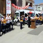 Bolu'da ambulans dağıtım töreni düzenlendi