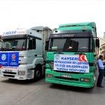 Güvenlik güçleri ve terör mağdurlarına Kayseri'den yardım