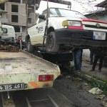Bolu Sanayi Sitesinde bulunan hurda araçlar tasfiye edildi