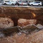 Gaziantep'te inşaatın istinat duvarı &ccedil;&ouml;kt&uuml;