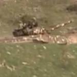 Azerbaycan,Ermenistan ordusuna ait tankı imha etti