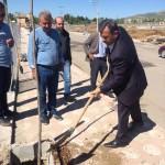 Kozluk Belediyesinin fidan dikim çalışmaları