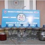 Kocaeli'de kaçak içki imalathanesine operasyon
