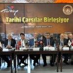 Tarihi &ccedil;arşılar "birleşti"