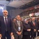 AK Parti kongresinde Erdoğan'ın mesajı okundu