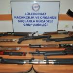 Kırklareli'de silah kaçakçılığı operasyonu