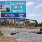 Sarayönü "Şehir Konağı" inşaatı devam ediyor