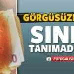 Görgüsüzlükte sınır tanımadılar