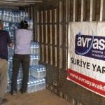 Suriyelilere 25 ton su yardımı