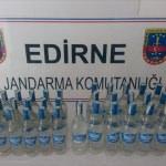 Edirne'de sahte içki operasyonu