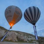 Kapadokya'da balonlar Beşiktaş için havalandı