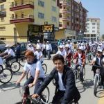 Akyurt'ta temiz bir çevre için bisiklet şenliği