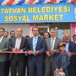 Tatvan’da "Sosyal Market" açılışı