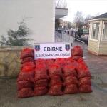 Edirne'de 2 bin 500 kilo midye ele geçirildi