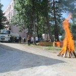 Demirköy'de yangın tatbikatı