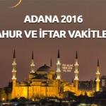 Adana iftar ve sahur vakitleri - 11 Haziran 2016