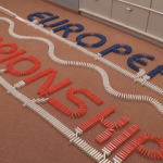 EURO 2016’ya özel domino gösterisi