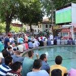 Hendek Belediyesinden milli maçlar için dev ekran