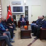 Bayburt'ta gazeteciler, Vali Ustaoğlu'nu ziyaret etti