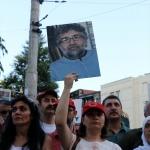 Beyoğlu'nda tutuklanan gazetecilere destek eylemi