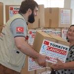 Cansuyu'ndan Karadağ'daki Müslümanlara gıda yardımı