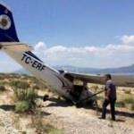 Burdur'da eğitim uçağı zorunlu iniş yaptı
