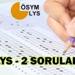 LYS-2 Fizik, Kimya, Biyoloji soru ve cevapları 
