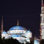 Sultanahmet Camii'nde video mapping