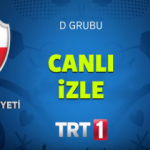 Türkiye Çek Cumhuriyeti maçını TRT 1 4K canlı yayın izle (21.06.16)