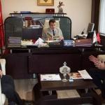 M&uuml;ft&uuml; Karaca'dan Kaymakam Şekerci'ye ziyaret