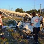 Balıkesir'de THK pistinden havalanan uçak düştü