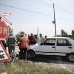 Adana'da hemzemin geçitte kaza: 1 yaralı