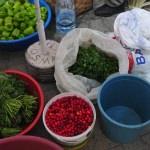 Çaycuma'da yerli kızılcığın pazarda satılmasına başlandı