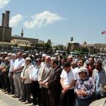 Erzurum'da demokrasi şehitleri için gıyabi cenaze namazı