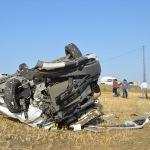 Ağrı'da trafik kazası: 1 ölü, 1  yaralı