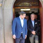 Bakan &Ouml;zhaseki ve eski Başbakan Davutoğlu, cenaze t&ouml;renine katıldı