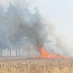 Kilis’te Suriye sınır hattında yangın