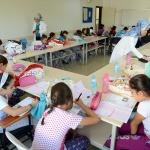 KOMEK'te yaz okulu öğrencileri sınava tabi tutuldu