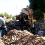 Seydişehir'de kanalizasyon çalışması