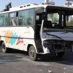 Gaziantep'te işçi servisi kaza yaptı: 5 yaralı