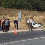 Mudurnu'da trafik kazası: 3 yaralı