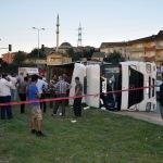 Zonguldak'ta tır devrildi: 1 yaralı