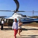 Kimlik bildirmeyen helikopter Ağaoğlu'nun çıktı