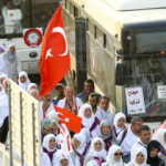Türk hacı adayları Arafat'ta