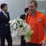 Shakhtar Donetsk kafilesi çiçeklerle karşılandı